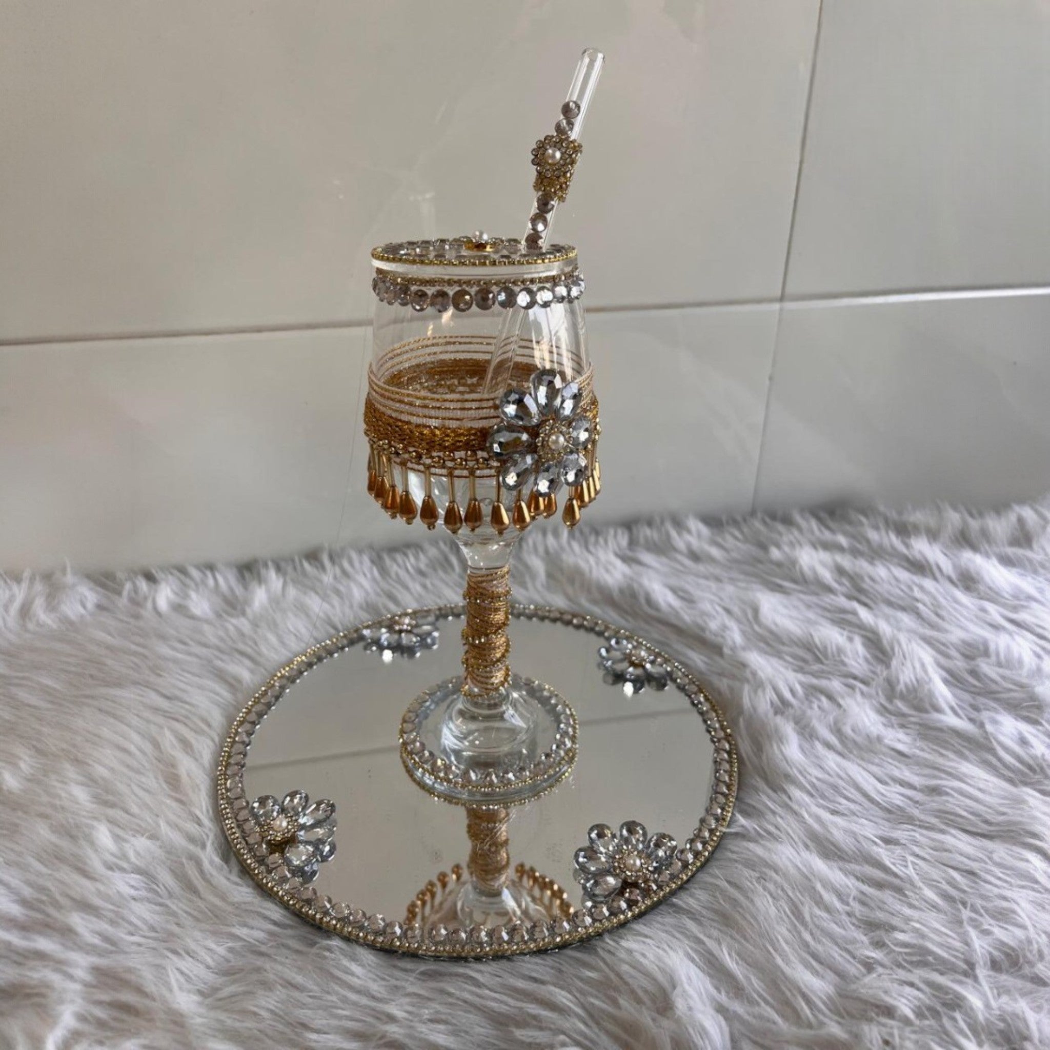 Doodh Pilayi Glass Set - Bridal Edition