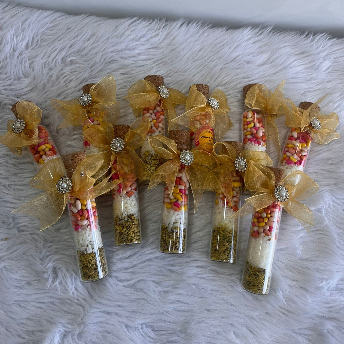 Customized Shahi Mix Sounf Bottle for Nikah Favors Secondary image