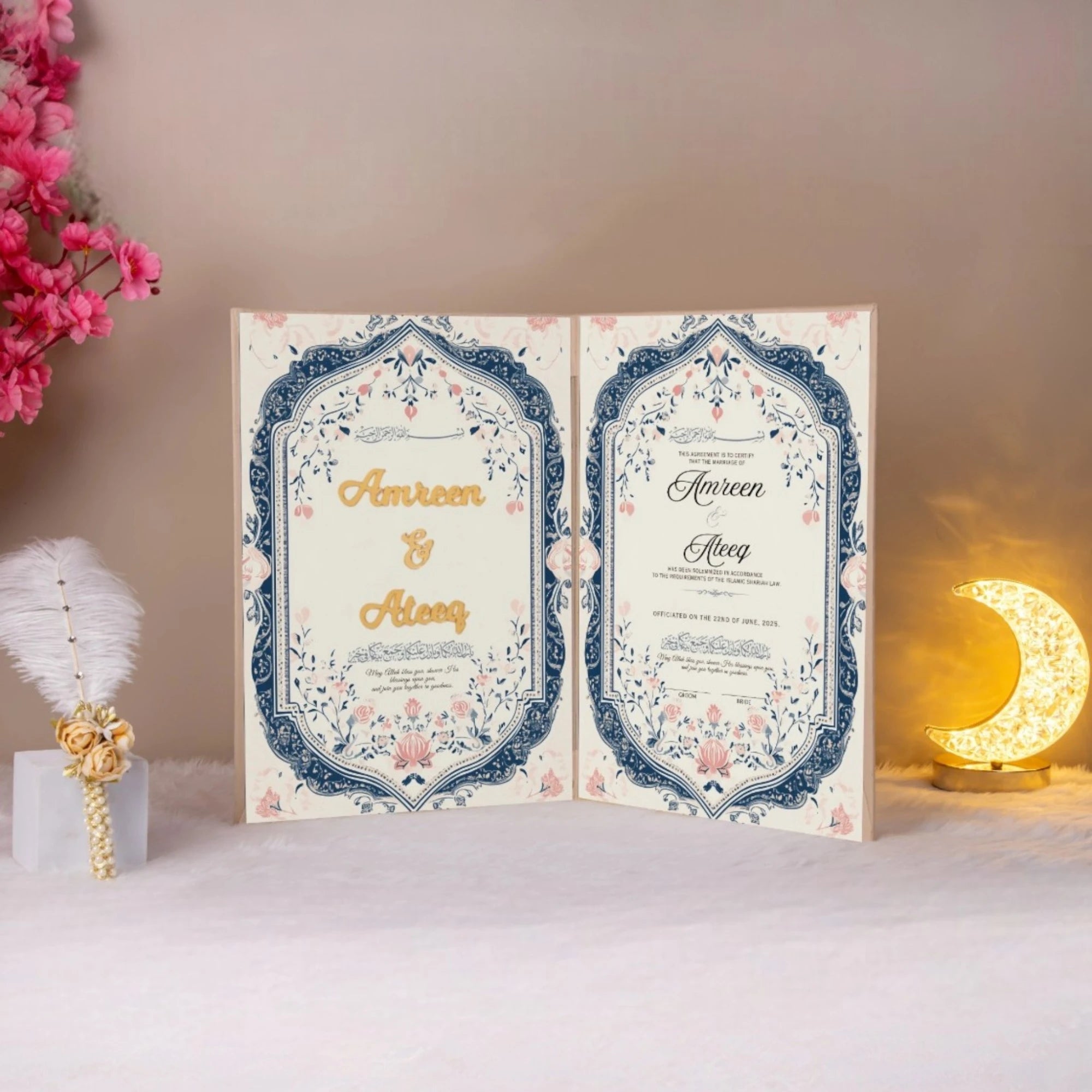 Whispering Flowers Nikah Nama