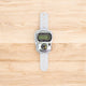 Silver digital tasbeeh counter with wrist strap, ideal for religious gifting and ceremonial use.