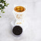 Top view of White Majesty Bakhoor Burner with golden bowl and bakhoor jar, perfect for Ramadan & EID home fragrance and festive ambiance.