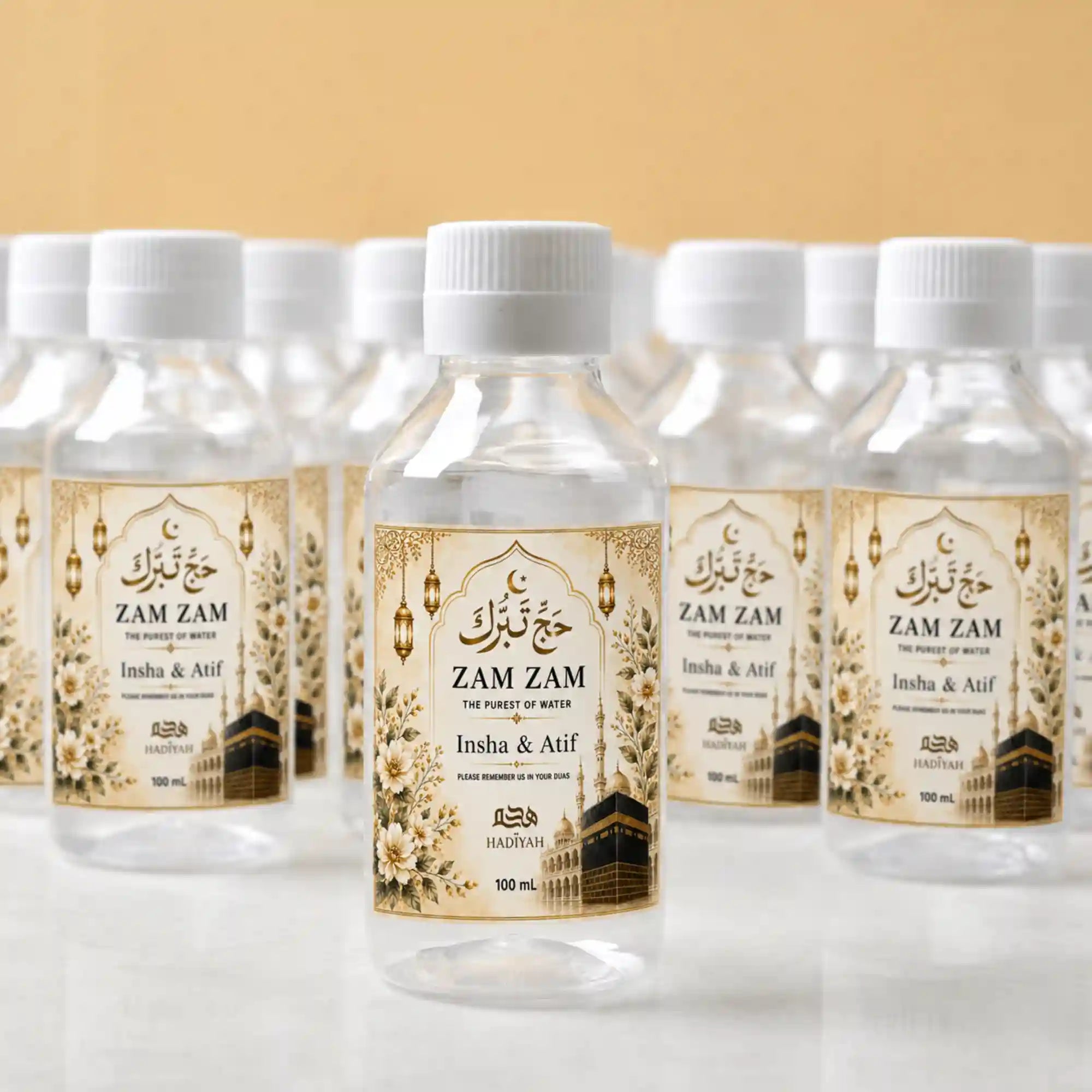 Zamzam with Bottles – 100ml (Pack of 10) - Hajj & Umrah Tabarruk Secondary image