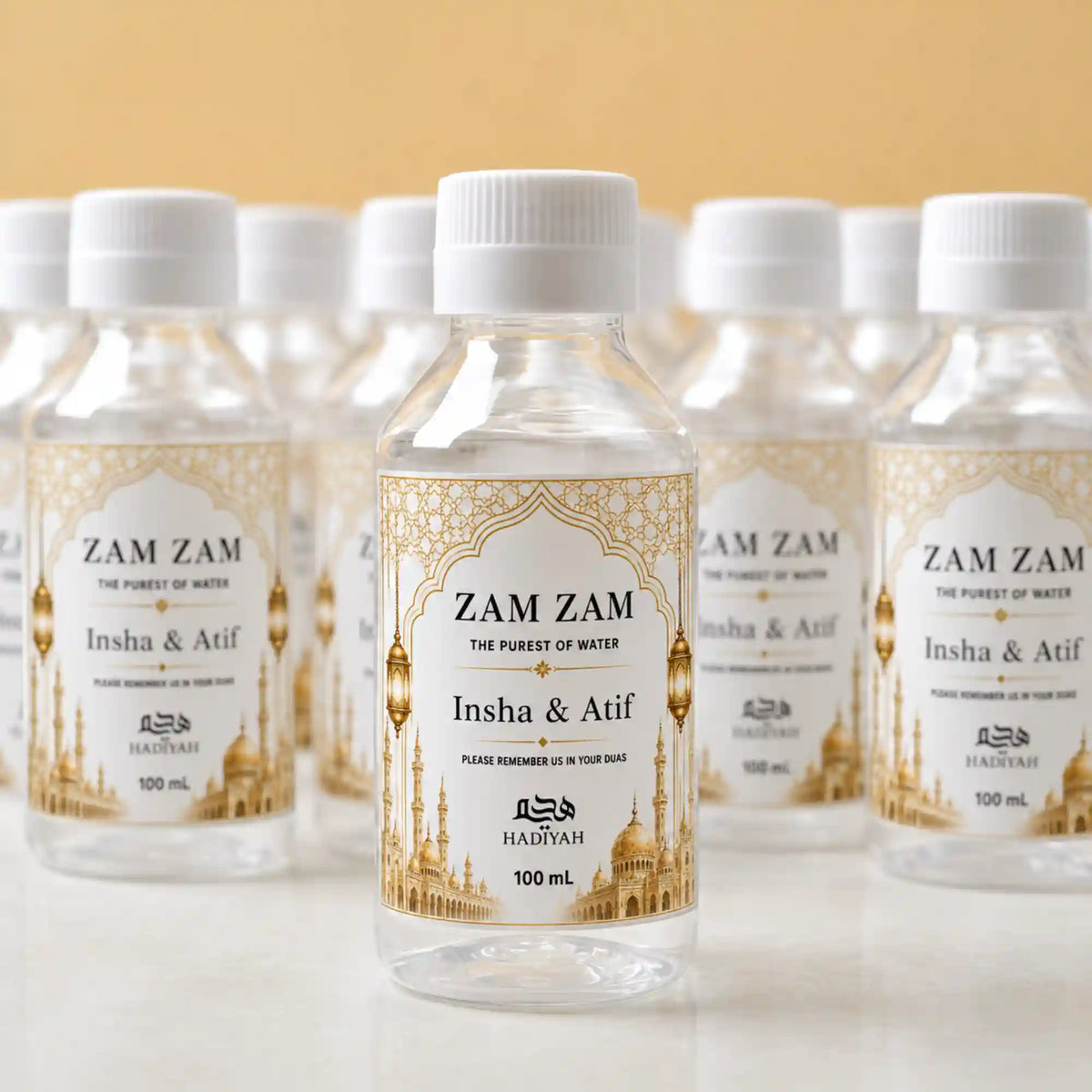 Zamzam with Bottles – 100ml (Pack of 10) - Hajj & Umrah Tabarruk