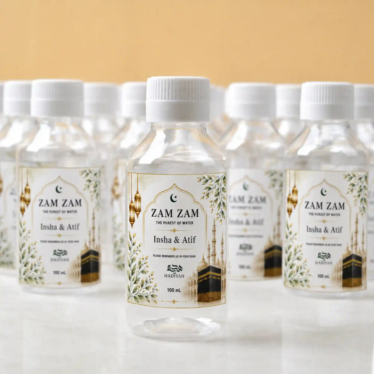 Zamzam with Bottles – 100ml (Pack of 10) - Hajj & Umrah Tabarruk
