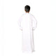 Back view of White Omani Kids Thobes showing full-length design. Part of the Kids Collection for ceremonial clothing.