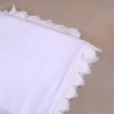 Close-up of Ihram Women Hosiery - Hajj & Umrah Essentials Online showing delicate lace trim and breathable fabric for hot climates.