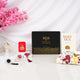 Ramadan gift box with Islamic calligraphy and prayer beads