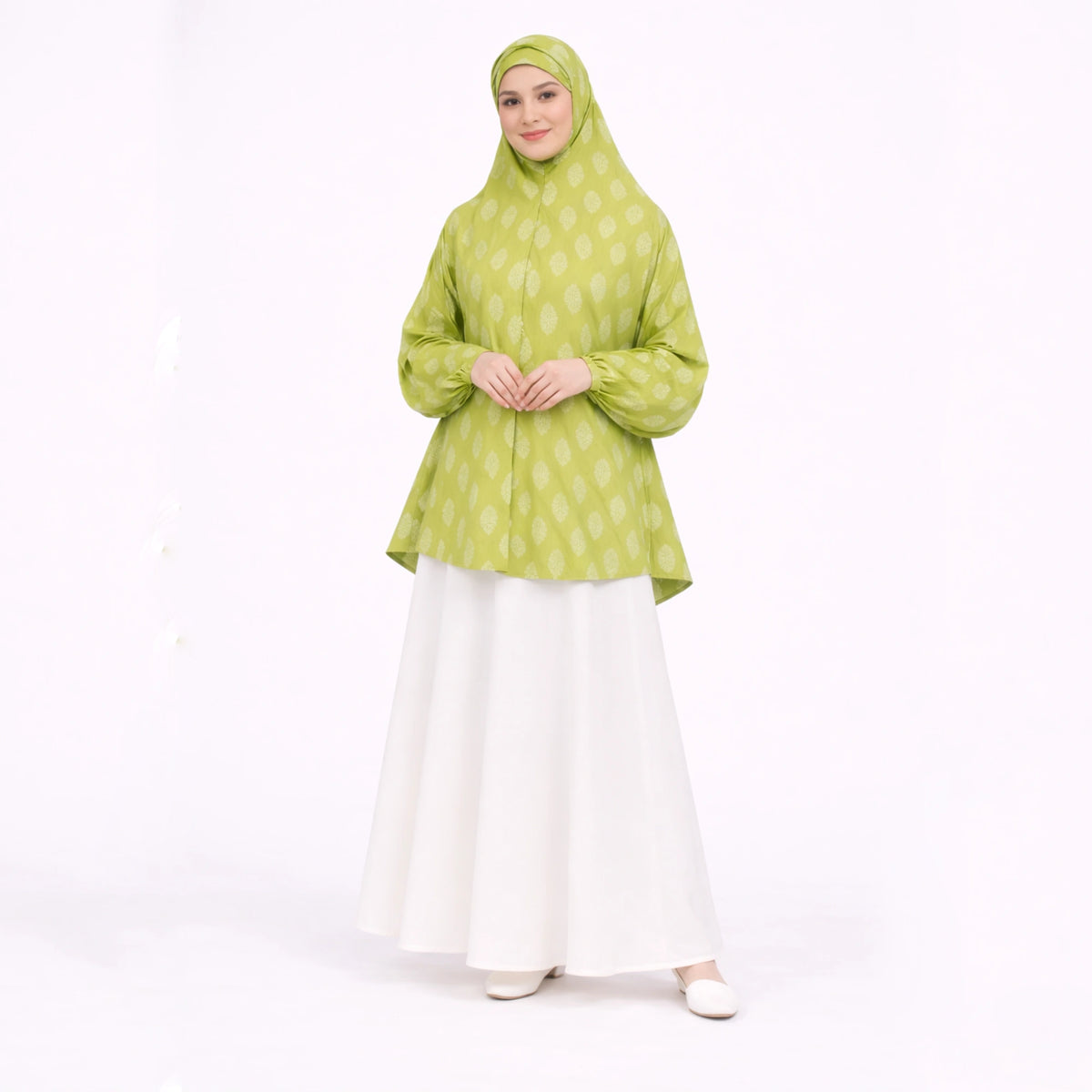 Zaitoon Knee Length Printed Cotton Namaz Makhna