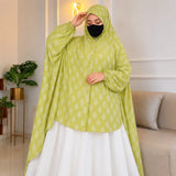 Zaitoon Knee Length Printed Cotton Namaz Makhna — modest Islamic wear