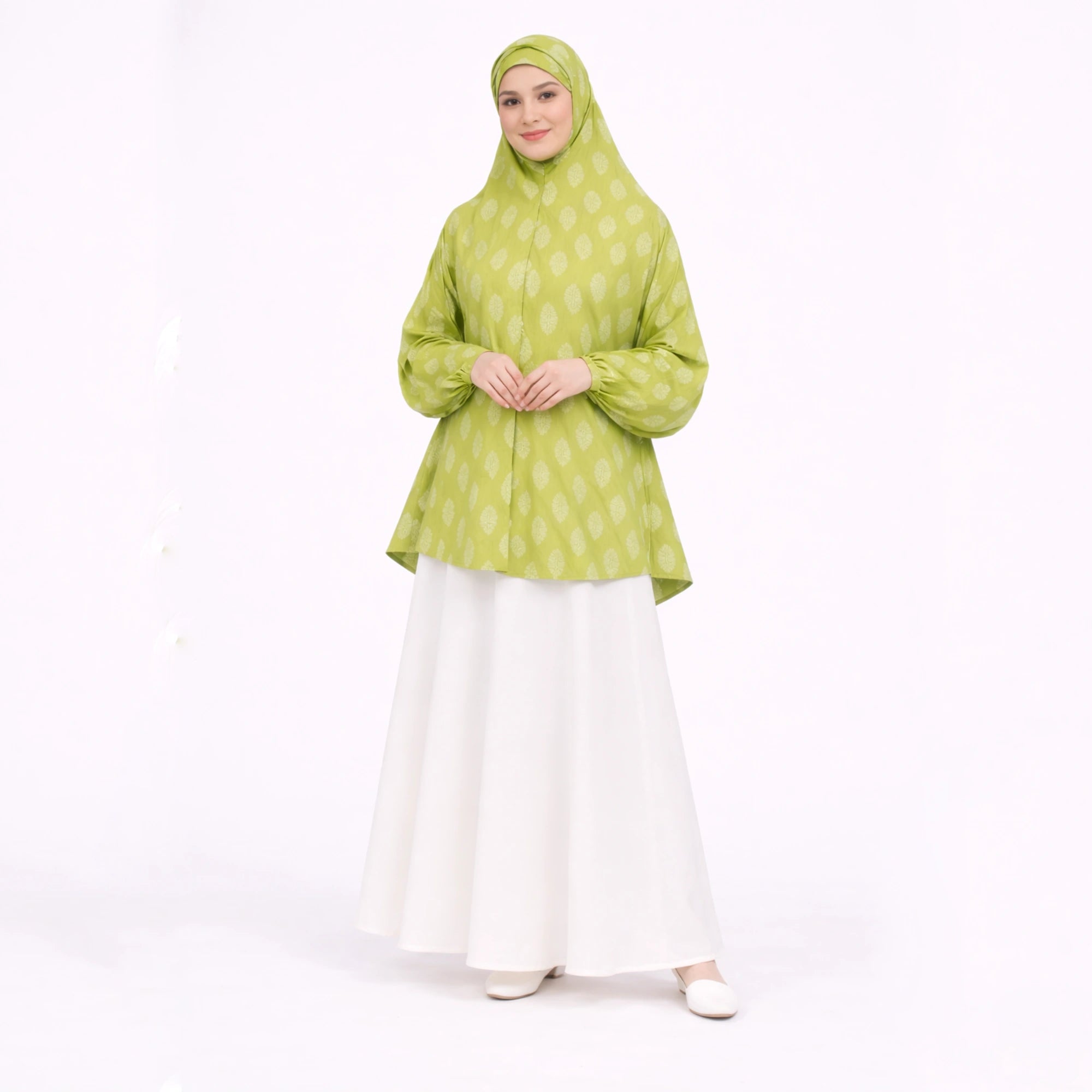 Zaitoon Knee Length Printed Cotton Namaz Makhna Main image