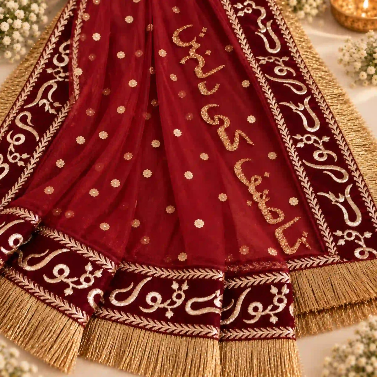 Zeenat Bridal Nikah Dupatta