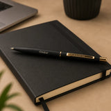Sterling Gold Pollux Premium Ball Pen — personalized ball pen by Hadiyah Gifting