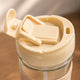 FlipSip Glass Mug with Dual Sipper Lid & Mobile Stand – 420 ml