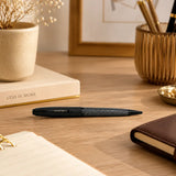 Etched Pattern Premium Ball Pen shown up close with premium finish detail