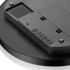 Close-up of Al-Fatiha Azaan Wall Clock control panel with buttons for setting prayer times, volume, and other Islamic clock features.