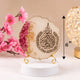 ayatul kursi frame floral 6 inches with golden stand