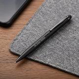 2 In 1 Black Matte Premium Ball Pen shown up close with premium finish detail