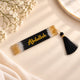 Black Personalised Designer Bookmarks