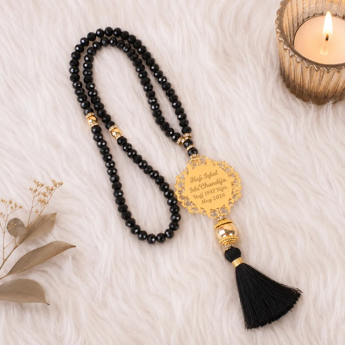100 Beads Premium Tasbeeh – Customised Hajj Favors