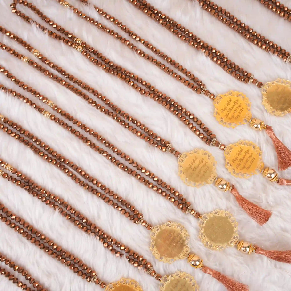 100 Beads Premium Tasbeeh – Customised Hajj Favors