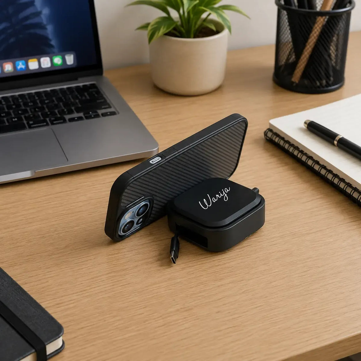 Spool Multi-Functional Charging Essentials Kit with Retractable Cable