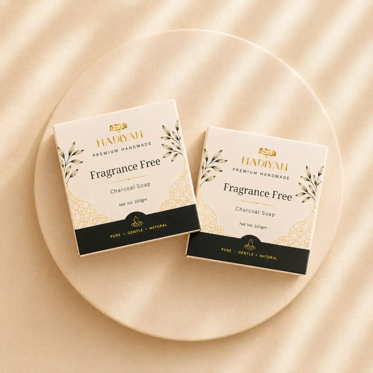 Fragrance-Free Charcoal Soap – Pack of 2