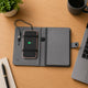 Nimble 8000 mAh Power Bank Notebook with 15W Wireless Charger