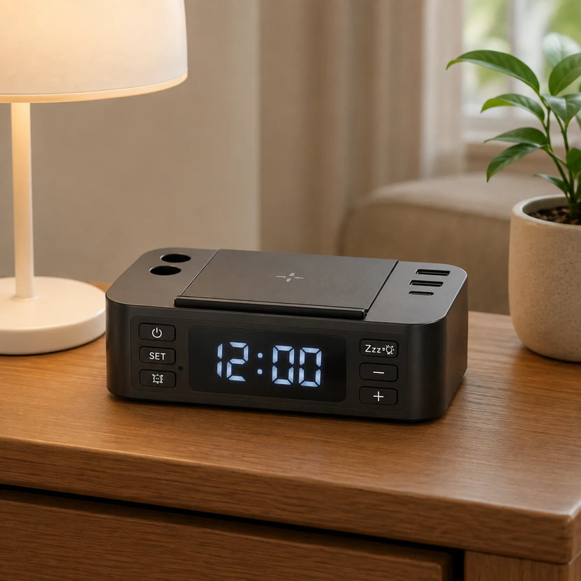 Crate 7-in-1 Desktop Gadget with 15W Wireless Charger Main image