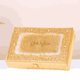 Designer Box - Custom Gift Box | Handmade Resin Design in gold with Arabic name, ideal for bridal gifts or prayer essentials from The Bling Collection.