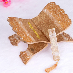 Golden Rehal & Bookmark - The Bling Collection