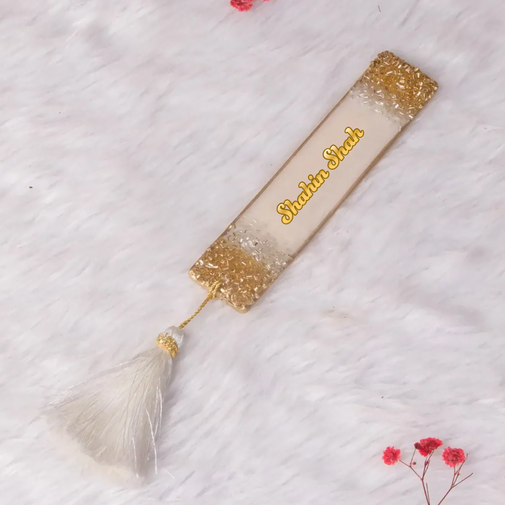 Offwhite Personalised Designer Bookmarks