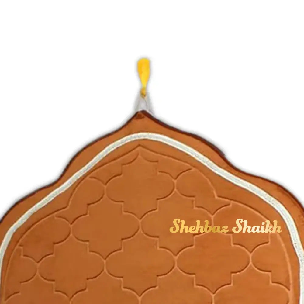 Decorative item with 'Shehbaz Shaikh' branding on a white background