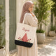 Blooming Veil Personalized Muslimah Tote Bag