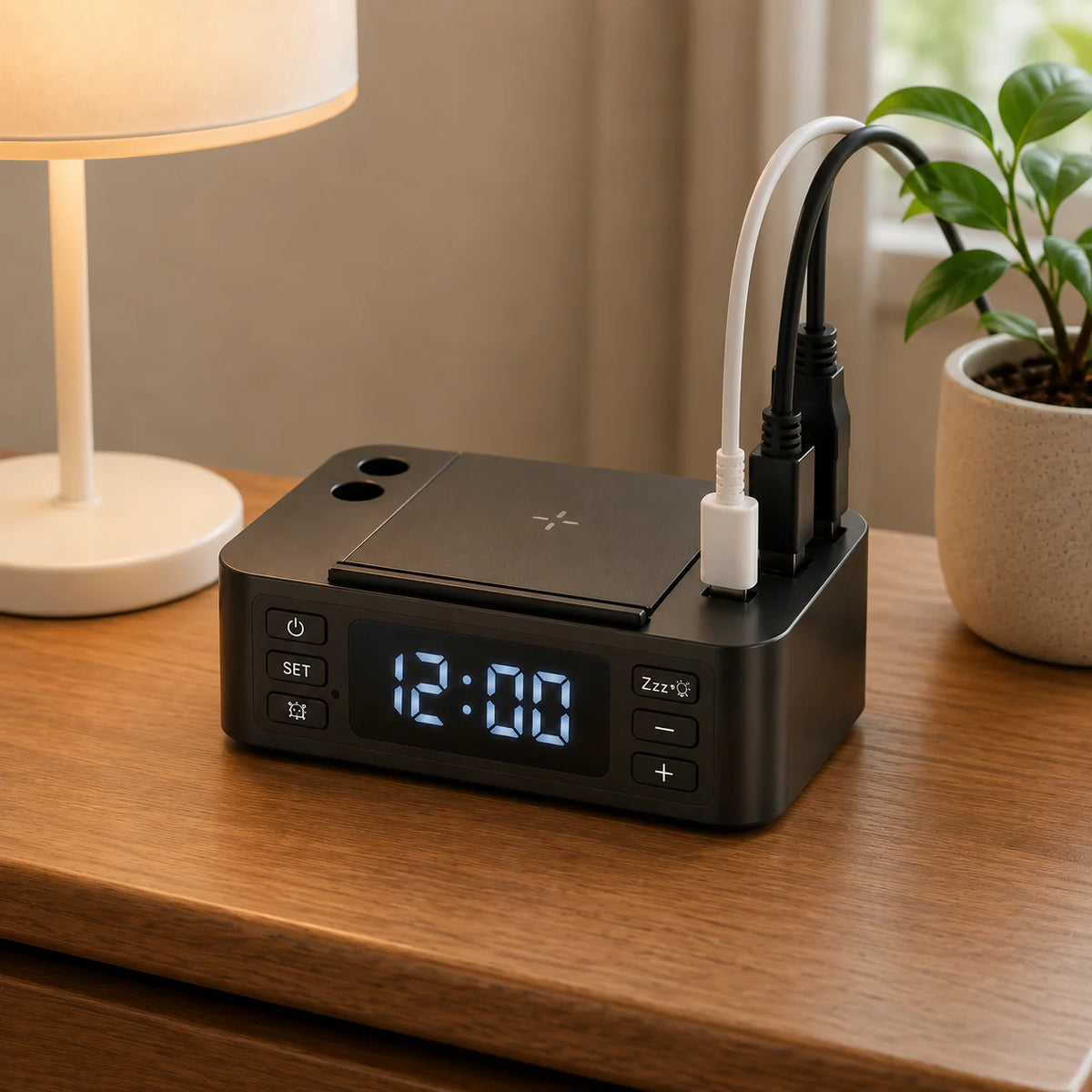 Crate 7-in-1 Desktop Gadget with 15W Wireless Charger