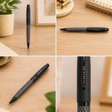 Etched Pattern Premium Ball Pen in elegant gift-ready packaging