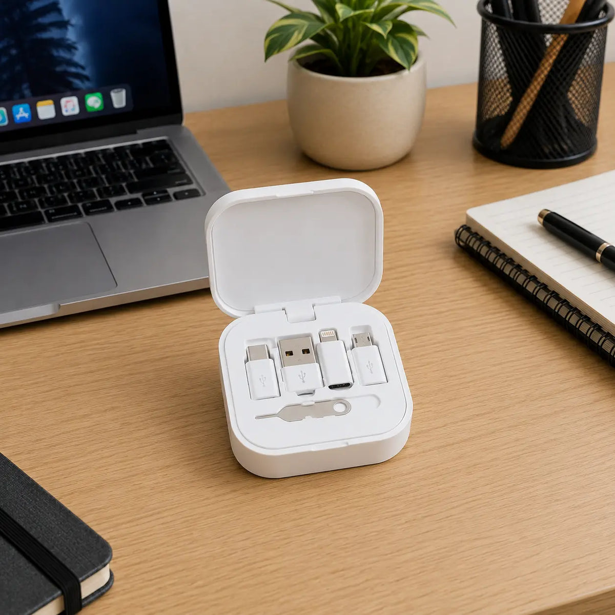 Spool Multi-Functional Charging Essentials Kit with Retractable Cable