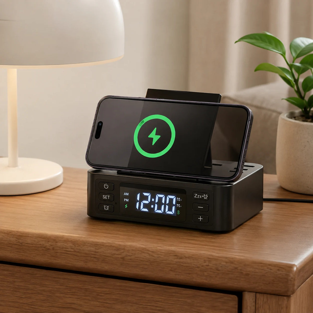 Crate 7-in-1 Desktop Gadget with 15W Wireless Charger