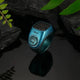 Blue Smart Zikr Ring Flex Pro on black background, ideal for Islamic prayer routines and digital tasbih.