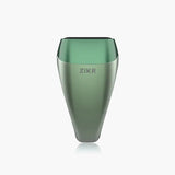 Charging case for Zikr Ring Flex Pro in green, designed for portability and protection of smart tasbih ring.