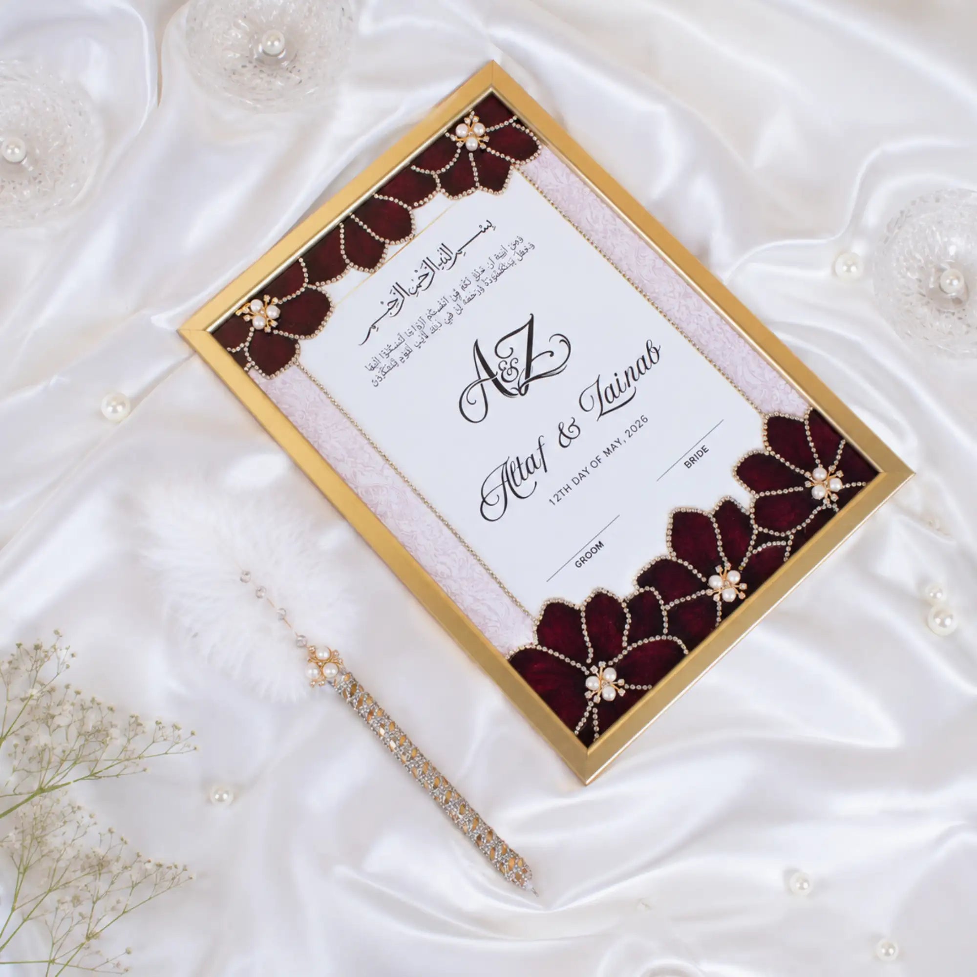 Regal Pearl Nikah Frame Main image