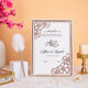 Blush Bloom Nikah Frame