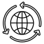 Global-Retry logo featuring a modern, sleek design with a globe icon and dynamic arrows, symbolizing resilience, renewal, and the ability to overcome challenges on a global scale, emphasizing innovation and perseverance.