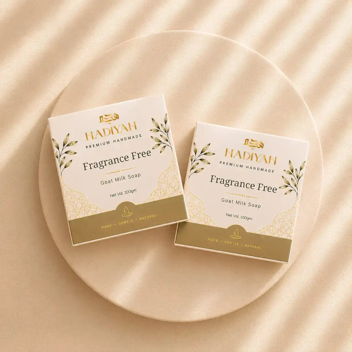 Fragrance-Free Goat Milk Soap – Pack of 2