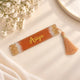 Golden Personalised Designer Bookmarks