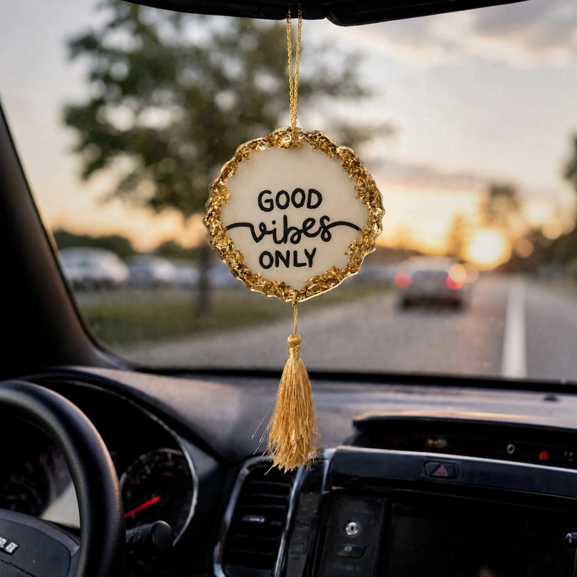 Good Vibes Only Decorative Car Hanging Main image