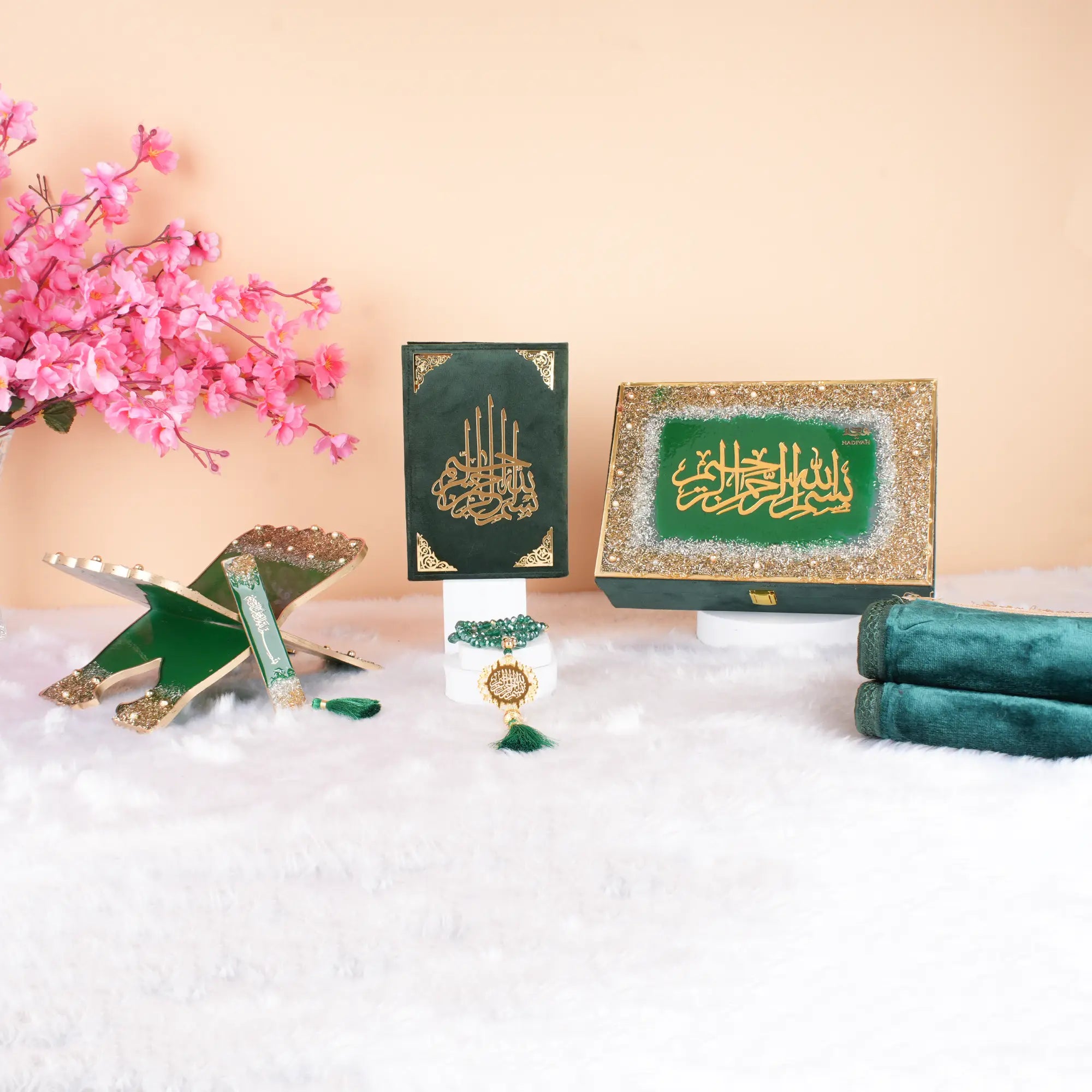 Green Sequence Sawab-E-Jariya Hamper Main image