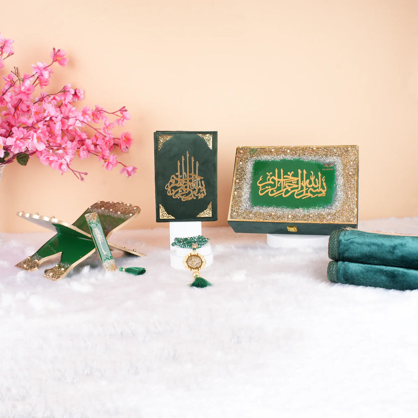 Green Sequence Sawab-E-Jariya Hamper Main image