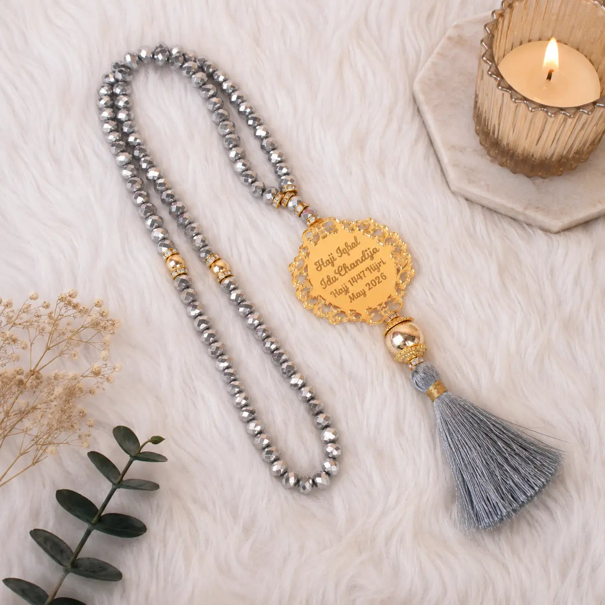 100 Beads Premium Tasbeeh – Customised Hajj Favors