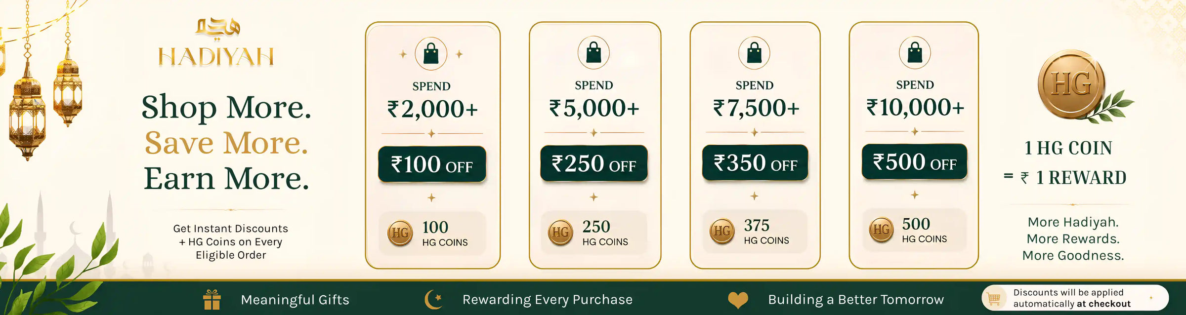 Shop more, save more, earn more — Hadiyah rewards