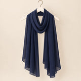 Navy Premium Chiffon Hijab